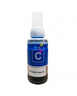 Tinta 664 Genérica Cian Compatible con Impresoras Epson L110 L120 L121 L200 L210 L220 L1300 X1 Unidad