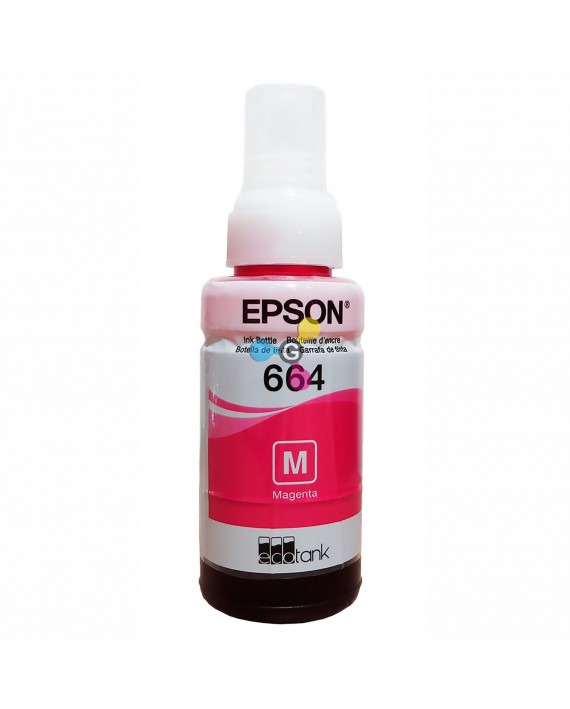 Tinta 664 Epson Magenta Para Impresoras Epson L310 L350 L355 L375 L380 L395 X1 Unidad