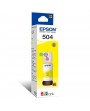 Tinta 504 Epson Yellow Para Impresoras Epson L4150 L4160 L4260 L6161 L6171 L6191 X1 Unidad