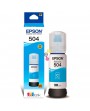 Tinta 504 Epson Cian Para Impresoras Epson L4150 L4160 L4260 L6161 L6270 L14150 X1 Unidad