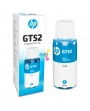 Tinta GT52 HP Cian Para Impresoras HP Ink Tank 100 300 400 415 GT5800 GT5810 GT5820 X1 Unidad