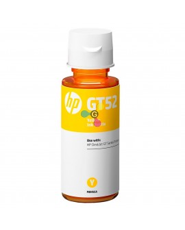 Tinta GT52 HP Yellow Para Impresoras HP Smart Tank 400 415 500 520 530 600 700 720 6000 7000 X1 Unidad