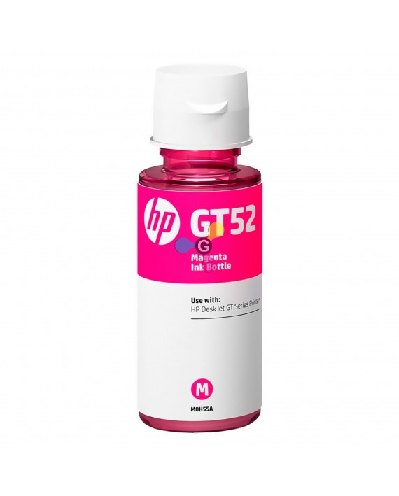 Tinta GT52 HP Magenta Para Impresoras HP Ink Tank 100 300 400 415 GT5800 GT5810 GT5820 X1 Unidad