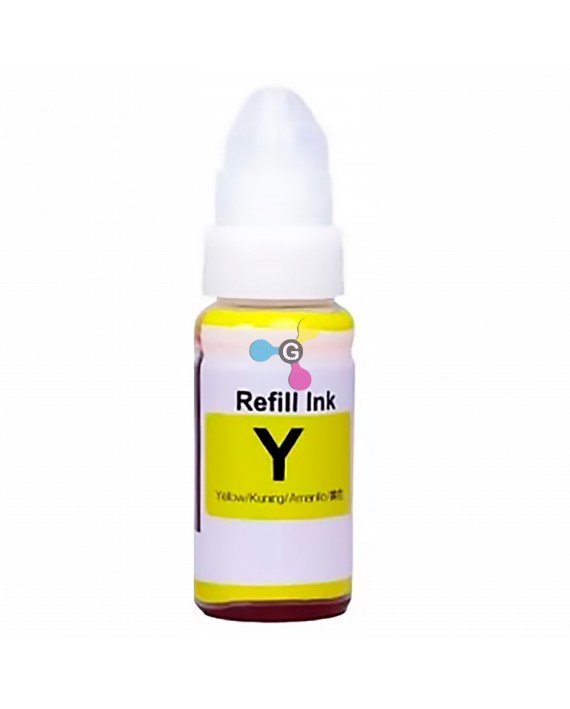 Tinta GI190 Genérica Yellow Compatible con Impresoras Canon G1100 G1110 G2100 G2110 G2111 G3100 G3101 X1 Unidad