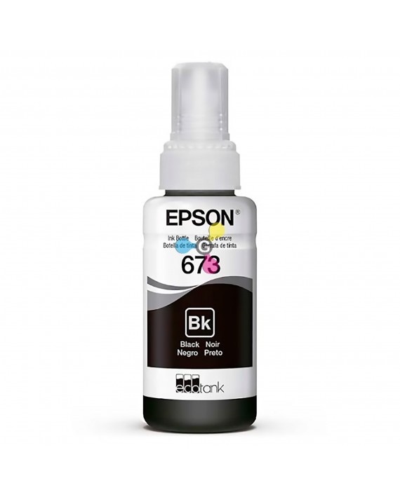 Tinta 673 Epson Negra Para Impresoras Epson Ecotank L800 L805 L810 L850 L1800 X1 Unidad