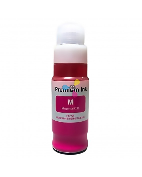 Tinta GI10 Genérica Magenta Compatible con Impresoras Canon G5010 G5011 G6010 GM2011 GM4010 GM6010 X1 Unidad