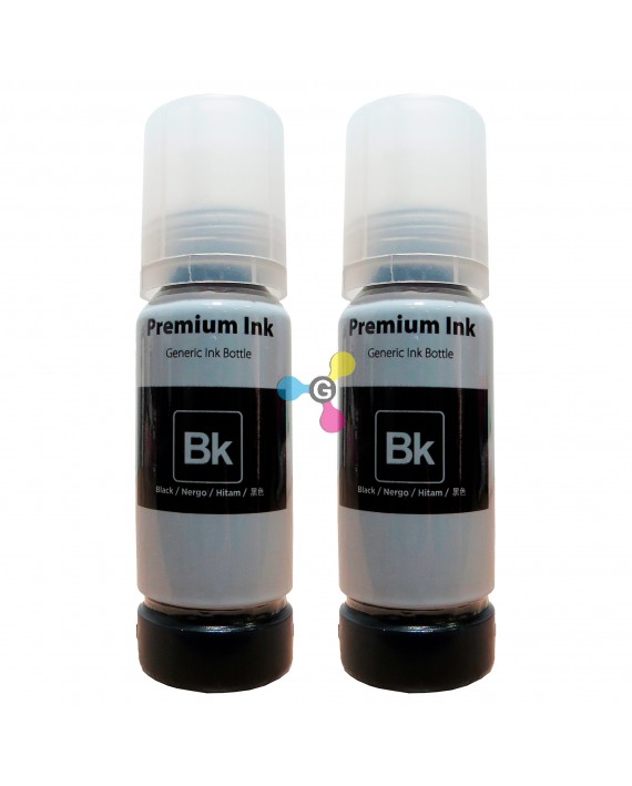 Tinta 544 Genérica Negra Compatible con Impresoras Epson L3250 L3260 L3560 L5190 L5290 L5590 X2 Unidades