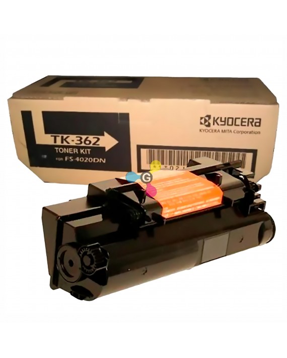 Tóner TK 362 Kyocera Negro Para Impresoras Kyocera FS-4020 DN
