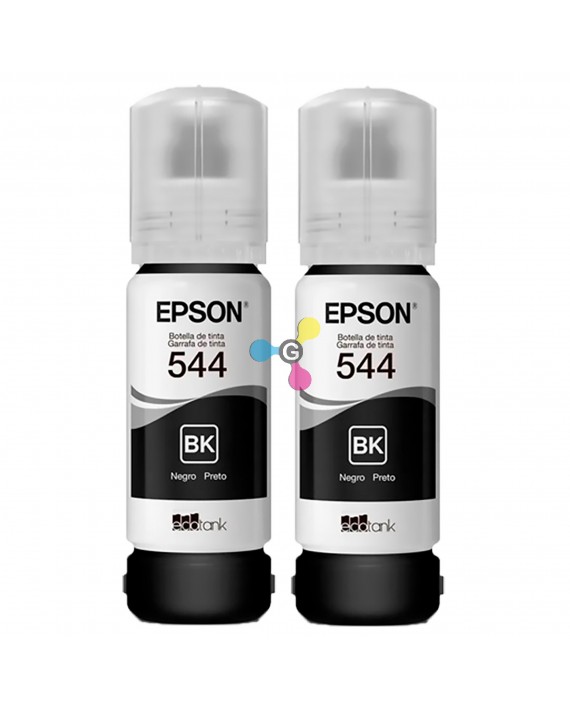 Tinta 544 Epson Negra Para Impresoras Epson L3250 L3251 L3260 L5190 L5290 L5590 X2 Unidades