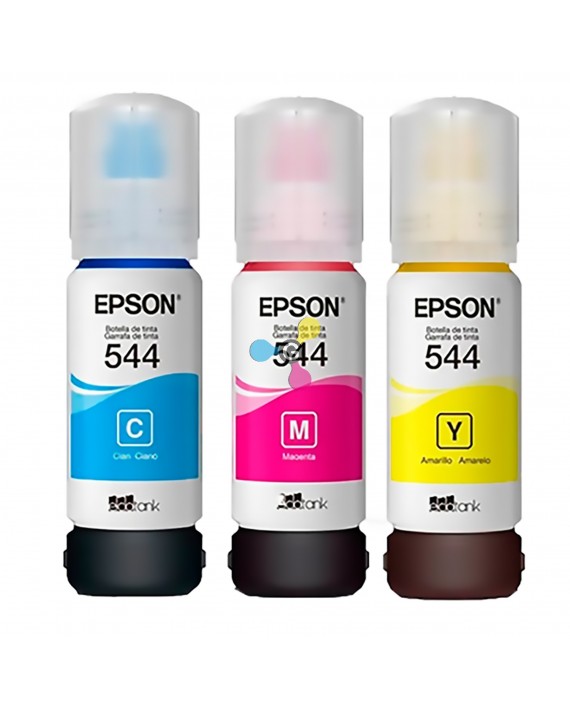 Tinta 544 Epson Para Impresoras Epson  L1110 L1210 L3110 L3150 L3160 L3210 X3 Unidades