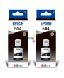 Tinta 504 Epson Negra Para Impresoras Epson L4150 L4160 L4260 L6161 L6270 L14150 X2 Unidades