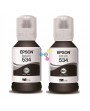 Tinta 534 Epson Para Impresoras Epson M1100 M1120 M1180 M2120 M2140 M2170 M3170 M3180 X2 Unidades