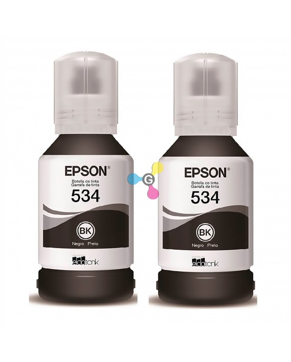 Tinta 534 Epson Para Impresoras Epson M1100 M1120 M1180 M2120 M2140 M2170 M3170 M3180 X2 Unidades