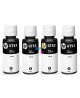 Tinta GT53 HP Negra Para Impresoras HP Ink Tank 100 300 400 GT5800 GT5810 GT5820 X4 Unidades
