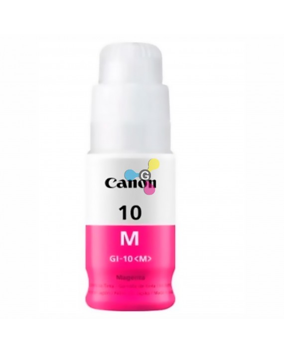 Tinta GI10 Canon Magenta Para Impresoras Canon Pixma G5010 G5011 G6010 G6011 G7010 X1 Unidad