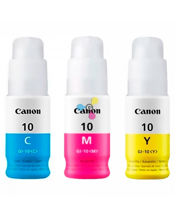 Tinta GI10 Canon Para Impresoras Canon Pixma G6010 G6011 G7010 GM2010 GM2011 GM4010 X3 Unidades
