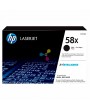 Tóner 58X HP Negro Para Impresoras HP LaserJet Pro de la serie M404 MFP M428 M428FDW