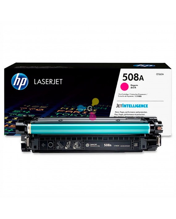 Tóner 508A HP Magenta Para Impresoras HP Color LaserJet Enterprise M552 M553