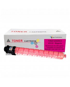 Toner Aficio MP Genérico Magenta Compatible con Impresoras Ricoh MP C306 C406 C307 C407