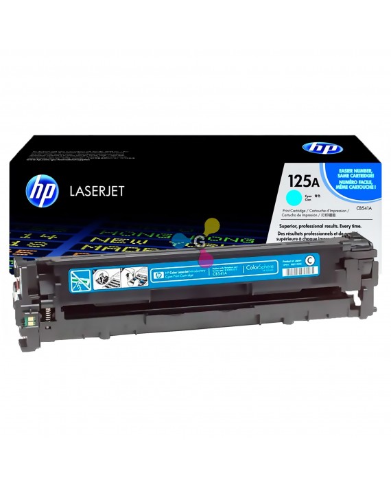 Tóner 125A HP Cian Para Impresoras HP Color LaserJet CP1215 CM1312 MFP CP1515N CP1518N CP1518NI
