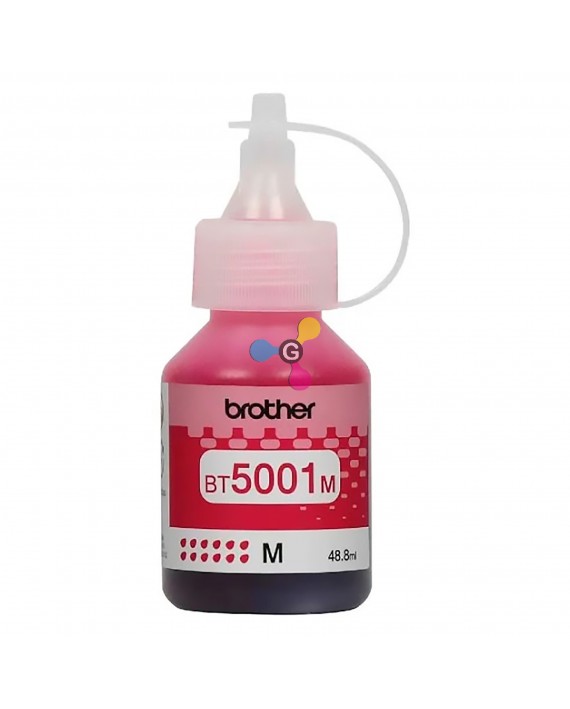 Tinta Brother BT 5001M Magenta Para Impresoras Brother T820DW T800W/T810W T910DW/T920DW T925DW X1 Unidad