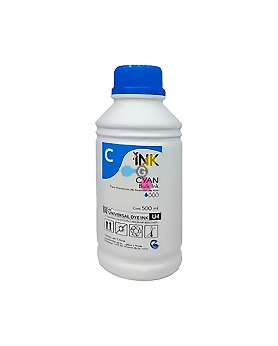 500ml tinta Universal Cian para impresoras Epson HP Canon Brother Lexmark X1 Unidad