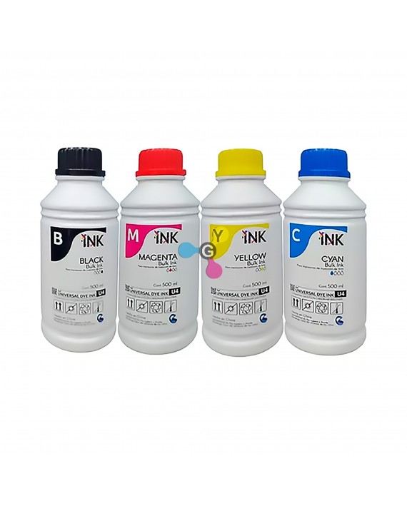 500ml tinta Universal para impresoras Epson HP Canon Brother Lexmark X4 Unidades
