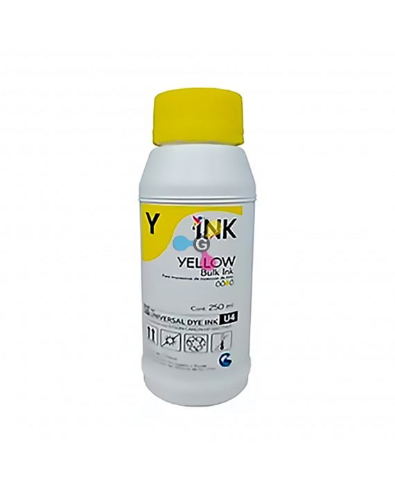 250ml tinta Universal Yellow para impresoras Epson HP Canon Brother Lexmark X1 Unidad