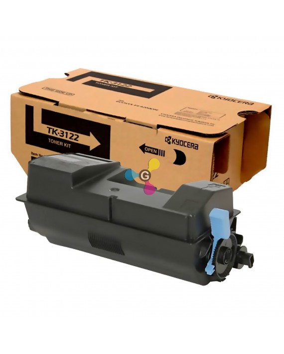 Tóner TK 3122 Kyocera Negro Para Impresoras Kyocera FS-4200dn FS-M3550idn