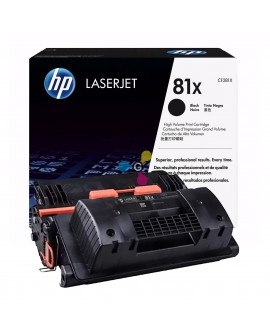 Tóner 81X HP Negro Para Impresoras HP LaserJet Enterprise MFP M630 M630F M630DN Flow M630z
