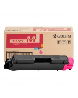 Tóner TK 592 Magenta Para Impresoras Kyocera FS-C2126MFP FSC2526MFP FS-C2626MFP FS-M6526cdn FS-P6026cdn