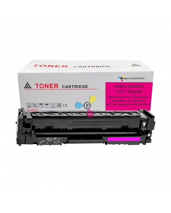 Toner 201A Genérico Negro Compatible con Impresoras HP Color LaserJet Pro M252 M277