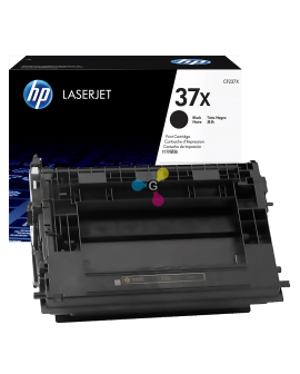 Tóner 37X HP Negro Para Impresoras HP LaserJet Enterprise M608 M609 MFP M631 M632 M633