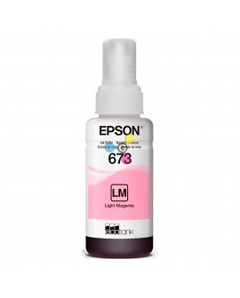 Tinta 673 Epson Light Magenta Para Impresoras Epson Ecotank L800 L805 L810 L850 L1800 X1 Unidad