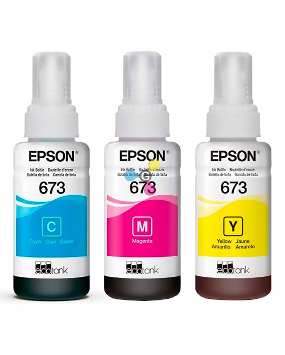 Tinta 673 Epson Para Impresoras Epson Ecotank L800 L805 L810 L850 L1800 X3 Unidades