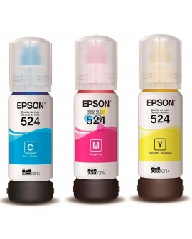 Tintas 524 Epson Para Impresoras Epson Ecotank L6490 L15150 L15160 X3 Unidades