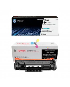 Recarga de tóner HP 136A Original o Genérico a domicilio en Bogotá