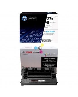 Recarga de tóner HP 37X Original o Genérico a domicilio en Bogotá
