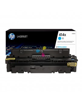 Tóner 414X HP Cian Para Impresoras HP Color LaserJet Pro M454 MFP M479 M479FDW