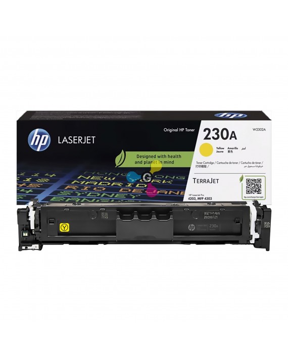Toner HP 230A Yellow para las Impresoras HP color LaserJet Pro 4203 4203DN 4203DW MFP 4303 4303DW 4303FDN