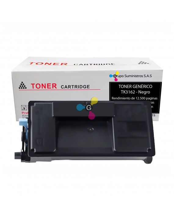 Tóner TK 3162 Genérico Para Impresoras Kyocera ECOSYS P3045dn M3145idn M3645idn