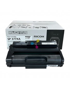 Tóner Ricoh SP 377XA Negro para Impresoras Ricoh SP 377DNwX SP 377SFNwX SP 377SNwX