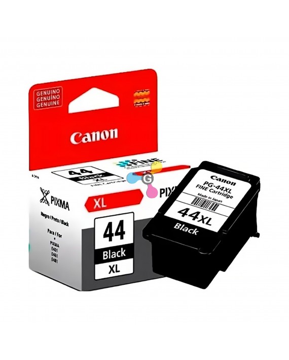 Cartucho Canon 44XL Negro  Para impresoras Canon Pixma E481 E461 E401