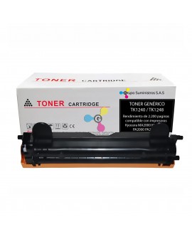 Tóner TK 1240 / 1242 Genérico Para Impresoras Kyocera MA2000W PA2000W