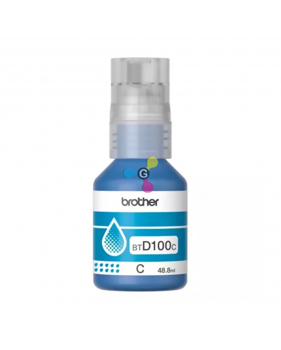 Tinta Brother BT D100 Cian Para Impresoras Brother T230 T430W T530DW T730DW T830DW T930DW X1 Unidad