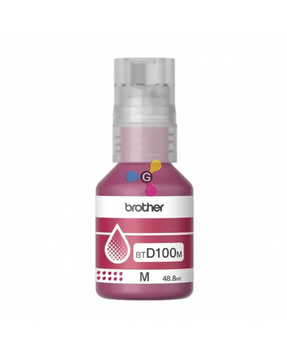 Tinta Brother BT D100 Magenta Para Impresoras Brother T230 T430W T530DW T730DW T830DW T930DW X1 Unidad