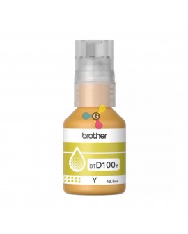 Tinta Brother BT D100 Yellow Para Impresoras Brother T230 T430W T530DW T730DW T830DW T930DW X1 Unidad
