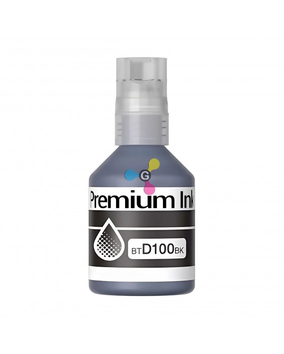 Tinta BT D100 Negra Genérica Para Impresoras Brother T230 T430W T530DW T730DW T830DW T930DW X1 Unidad