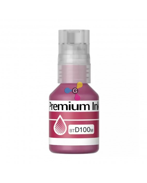 Tinta BT D100 Magenta Genérica Para Impresoras Brother T230 T430W T530DW T730DW T830DW T930DW X1 Unidad