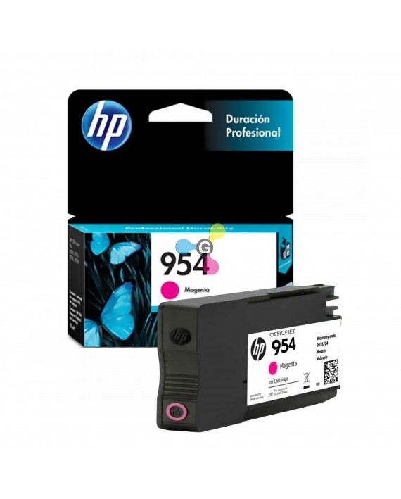 Cartucho HP 954 Magenta Para impresoras HP OfficeJet Pro 7700 7740 8200 8210 8216 8218 8700 8710 8720 8730 8740